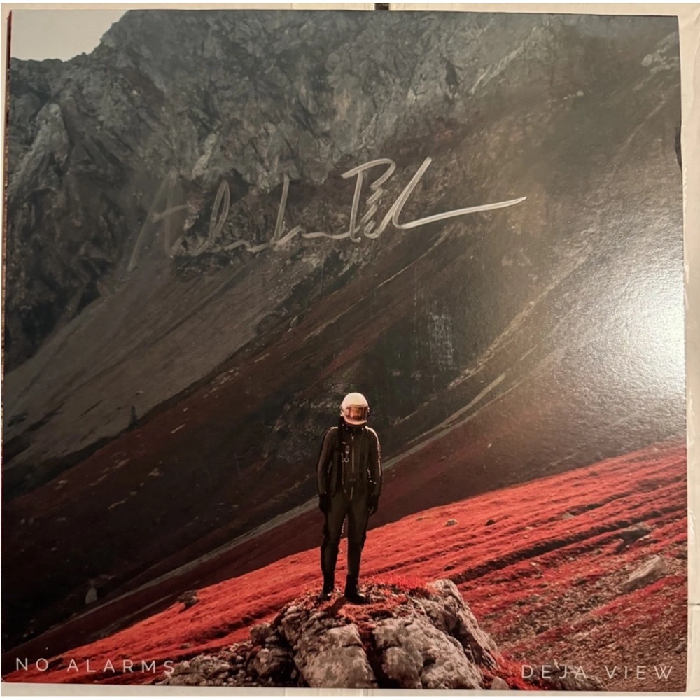 No Alarms – Deja View EP SIGNED Rare Opaque Red Vinyl 12" 45 RPM Indie Rock NM+